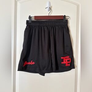 Inaka Power Black Shorts Red Logo